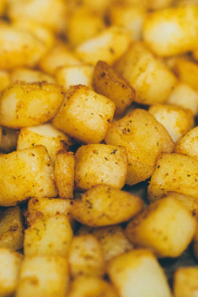 hash browns, potatoes, fried air fryer hash browns​